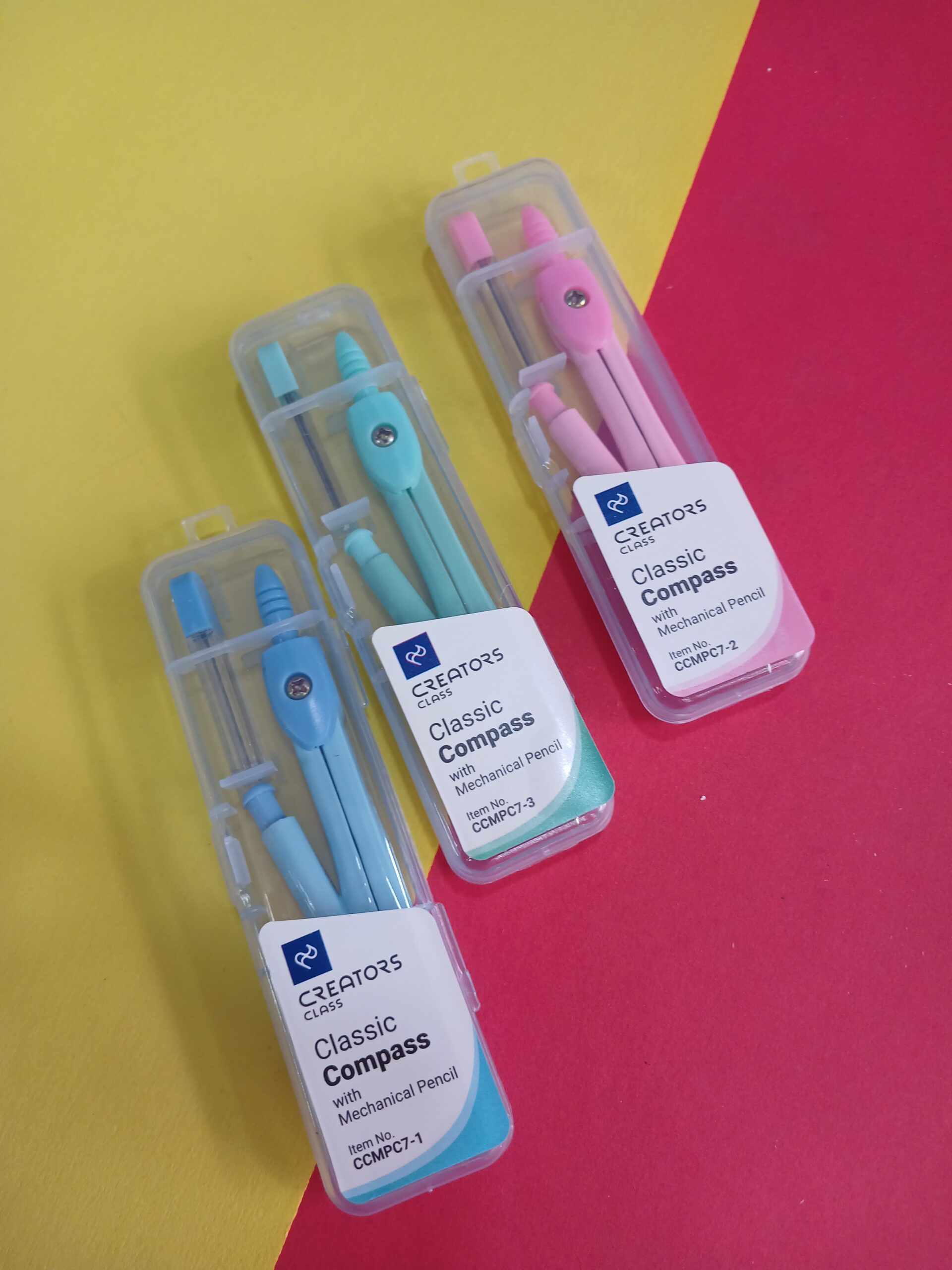 پرگار بدنه فلز سی کلاس رنگی