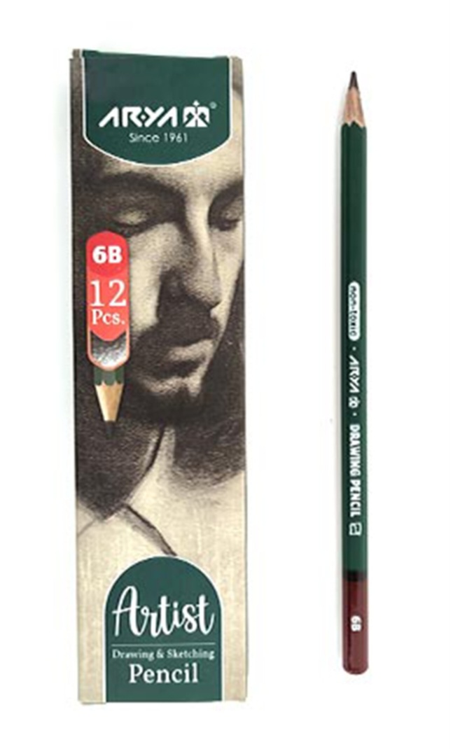 مداد طراحی B6 آریا