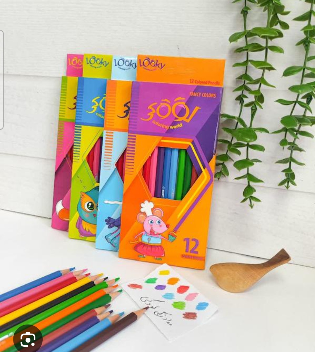 مداد رنگی ۱۲ تایی لوکی