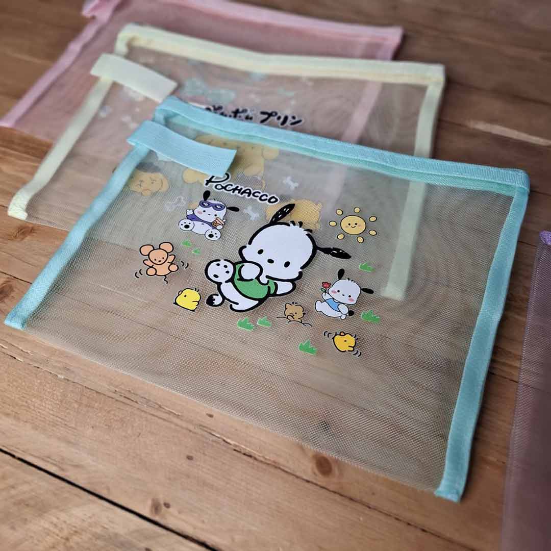 کیسه ریاضی توری زیپدار a5