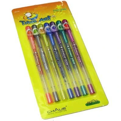 خودکار اکلیلی میوه ای ۷ رنگ