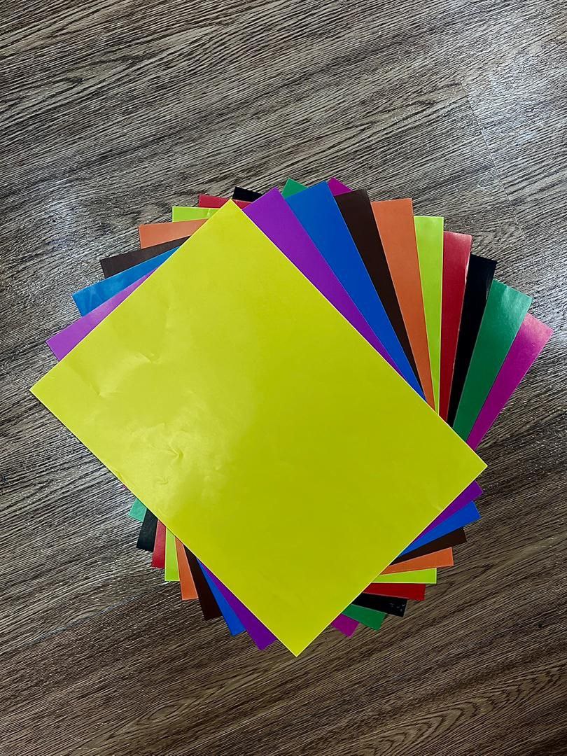 کاغذ رنگی بسته ای ده عددی