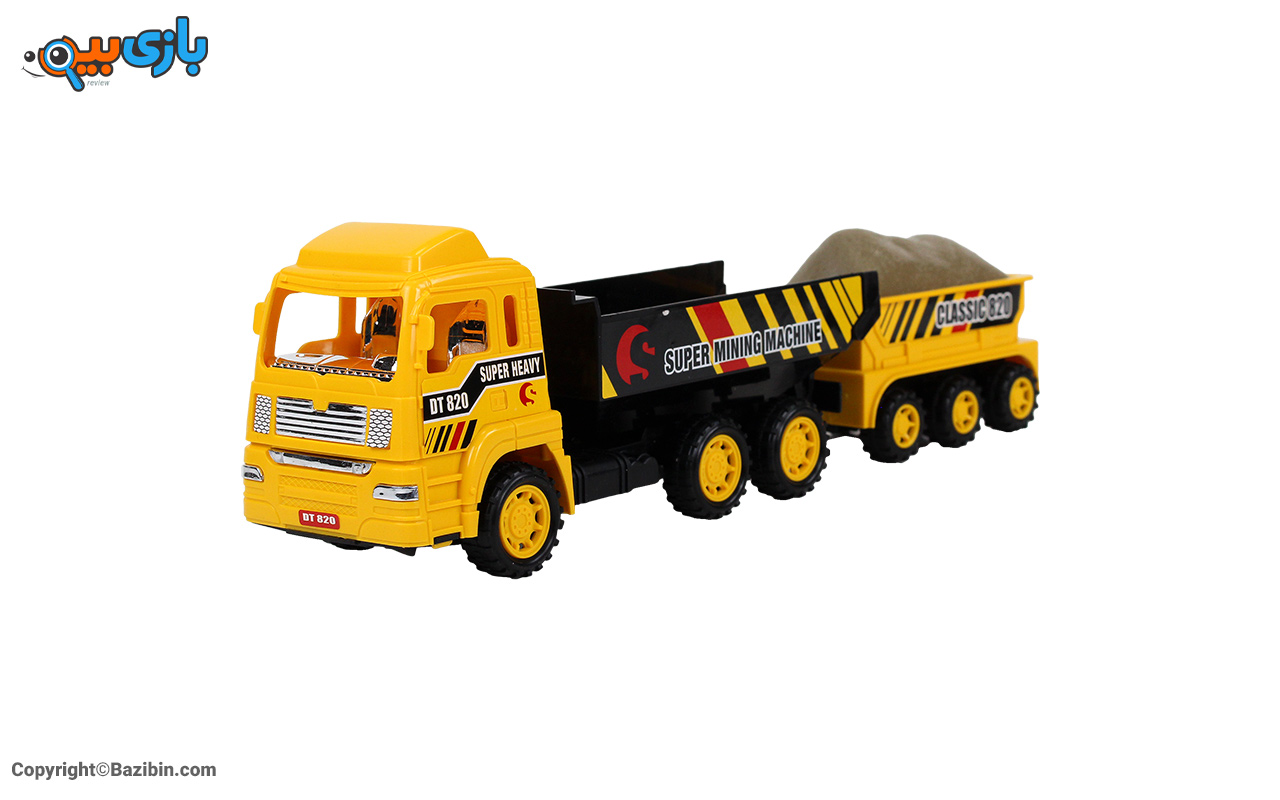 تریلی با بار شن