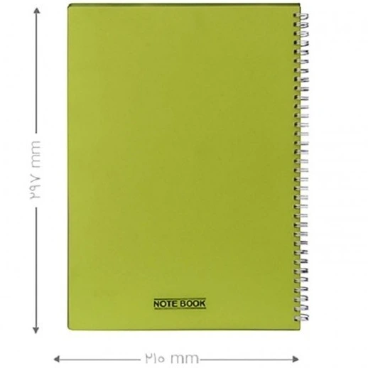 دفتر سیمی a4 بزرگ ۱۰۰ برگ