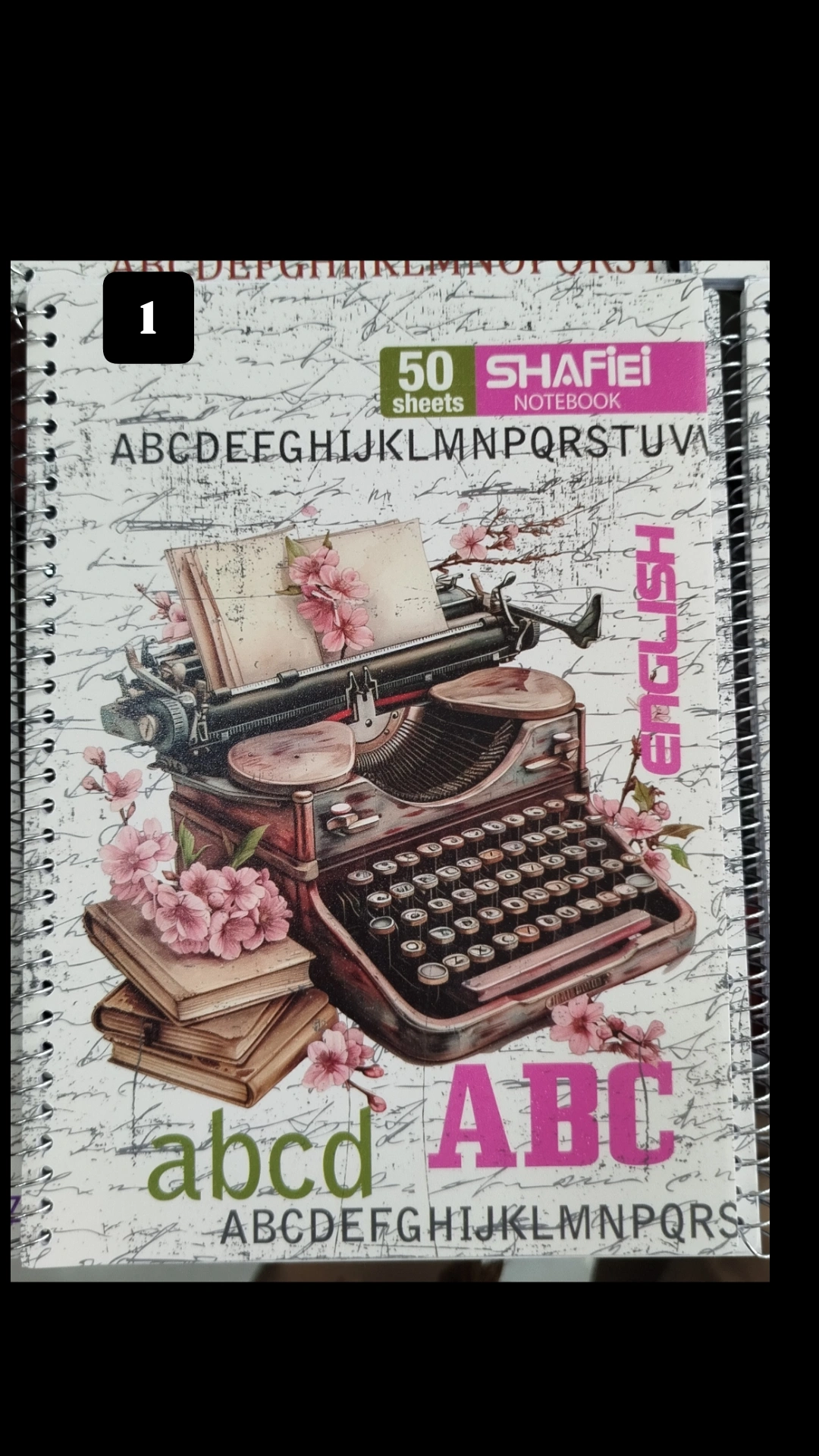 دفتر زبان دوخط شفیعی ۵۰ برگ