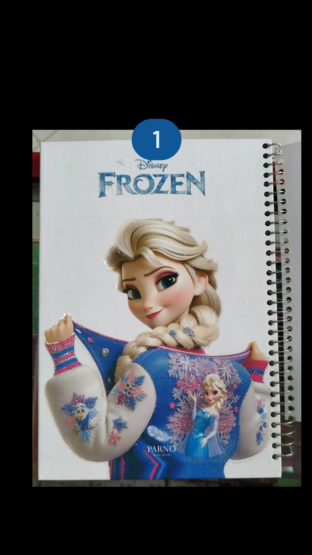 دفتر ۱۰۰ برگ جلد سخت دخترانه باکیفیت